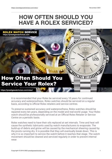 how often should i get my rolex serviced|rolex watch maintenance cost.